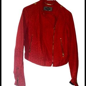RED WOMENS JACKET
